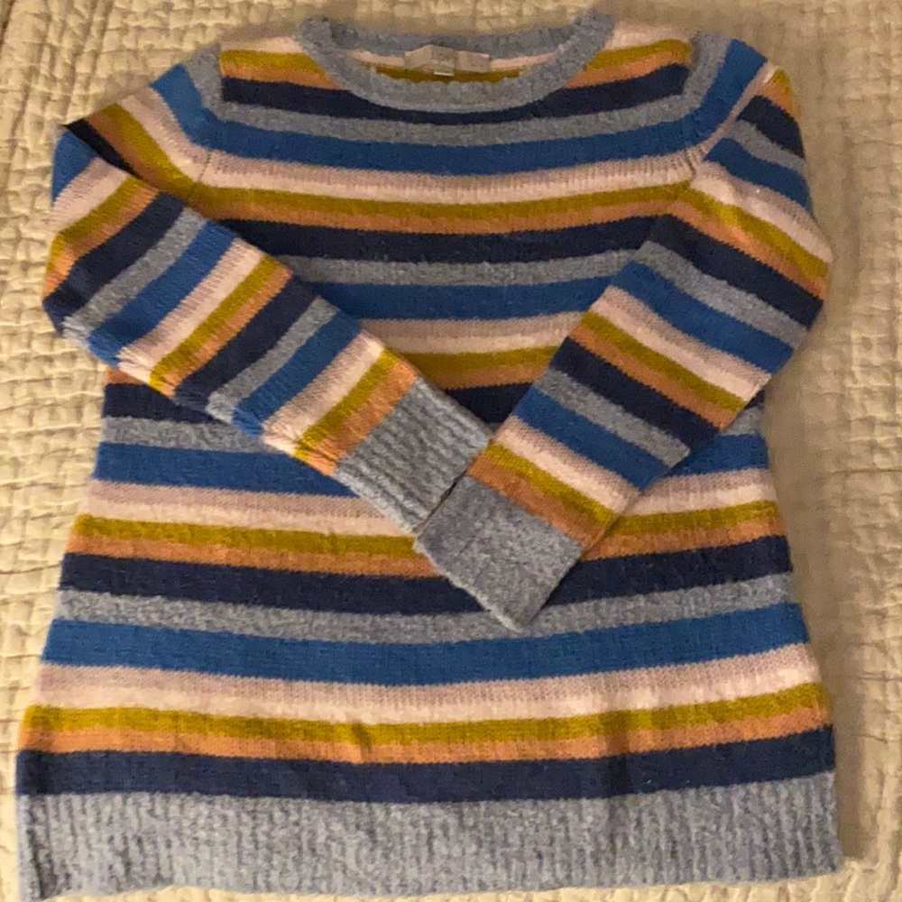 Loft striped cozy sweater